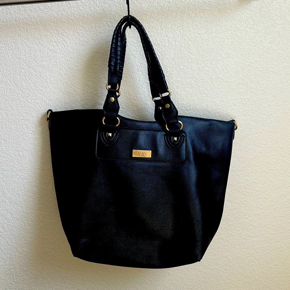 BCBG shoulder bag. In good condition. Great for toting laptop/papers to work